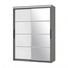 Шкаф-купе Крафт-6 1.6 м ШКК-06 (графит) в Новом Уренгое - novyy-urengoy.mebel24.online | фото 3