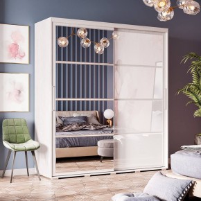 Шкаф-купе Крафт-6 1.6 м ШКК-06 (ясень белый) в Новом Уренгое - novyy-urengoy.mebel24.online | фото