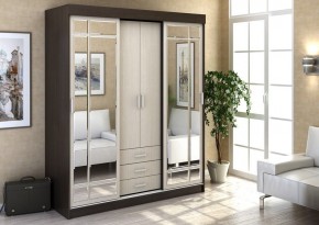 Шкаф-купе Лидер 1 венге-дуб в Новом Уренгое - novyy-urengoy.mebel24.online | фото 2