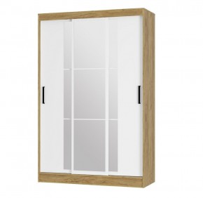 Шкаф-купе Тайм ШКК-03 (крафт/белый) в Новом Уренгое - novyy-urengoy.mebel24.online | фото