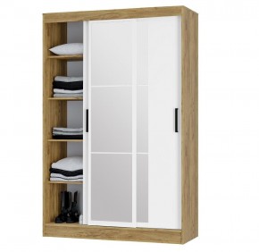 Шкаф-купе Тайм ШКК-03 (крафт/белый) в Новом Уренгое - novyy-urengoy.mebel24.online | фото 3