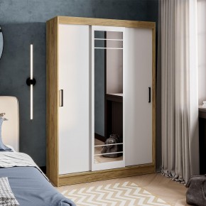 Шкаф-купе Тео ШКК-02 (крафт/белый) в Новом Уренгое - novyy-urengoy.mebel24.online | фото