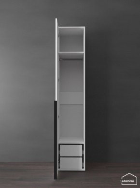 Шкаф Linnea MHR-1-3 2050х400х510 (Белый-М 11.1.1) в Новом Уренгое - novyy-urengoy.mebel24.online | фото 6
