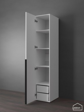 Шкаф Linnea MHR-1-3 2050х400х510 (Белый-М 11.1.2) в Новом Уренгое - novyy-urengoy.mebel24.online | фото 5