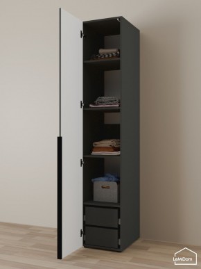 Шкаф Linnea MHR-1-4 2050х400х510 (Графит-М 11.1.25) в Новом Уренгое - novyy-urengoy.mebel24.online | фото 5