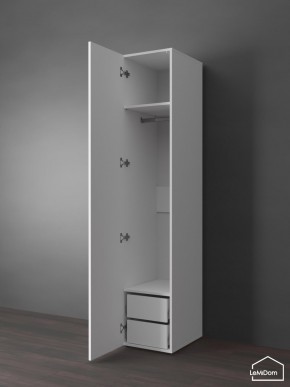 Шкаф Linnea MHR-1PO-3 2050х400х510 (Белый-М 11.1.2) в Новом Уренгое - novyy-urengoy.mebel24.online | фото 4