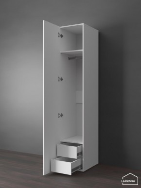 Шкаф Linnea MHR-1PO-3 2050х400х510 (Белый-М 11.1.2) в Новом Уренгое - novyy-urengoy.mebel24.online | фото 5