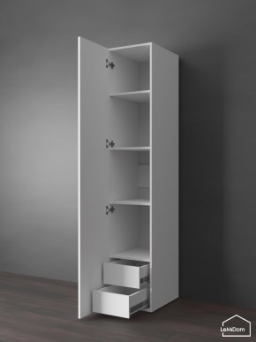 Шкаф Linnea MHR-1PO-4 2050х400х510 (Белый-М 11.1.2) в Новом Уренгое - novyy-urengoy.mebel24.online | фото 4