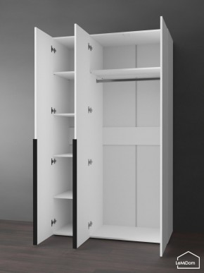 Шкаф Linnea MHR-3-1 2050х1200х510 (Белый-М 11.1.2) в Новом Уренгое - novyy-urengoy.mebel24.online | фото 5