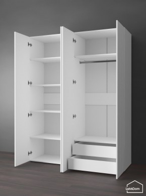Шкаф Linnea MHR-4PO-2 2050х1600х510 (Белый-М 11.1.2) в Новом Уренгое - novyy-urengoy.mebel24.online | фото 6