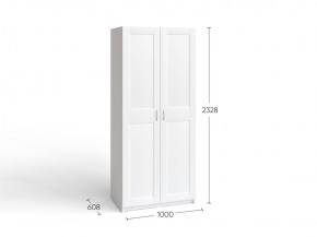 Шкаф МАКС двухдверный широкий, цвет белый в Новом Уренгое - novyy-urengoy.mebel24.online | фото 4