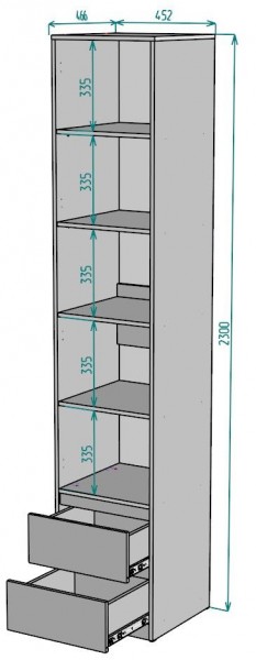 Шкаф Мальта H166 в Новом Уренгое - novyy-urengoy.mebel24.online | фото 2