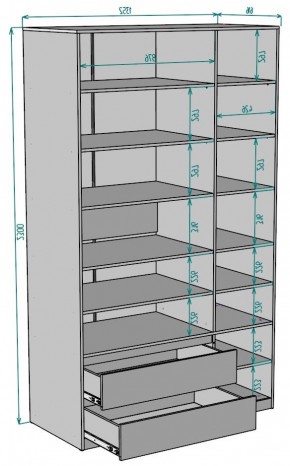 Шкаф Мальта H219 в Новом Уренгое - novyy-urengoy.mebel24.online | фото 2