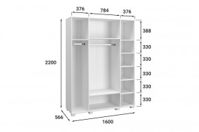 Шкаф платяной Монблан МБ-25К в Новом Уренгое - novyy-urengoy.mebel24.online | фото 3