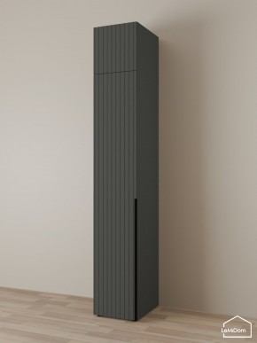 Шкаф с антресолью Linnea MHR-1A-1 2450х400х510 (Графит-М 11.1.25) в Новом Уренгое - novyy-urengoy.mebel24.online | фото 1