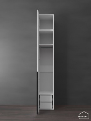 Шкаф с антресолью Linnea MHR-1A-3 2450х400х510 (Белый-М 11.1.1) в Новом Уренгое - novyy-urengoy.mebel24.online | фото 5