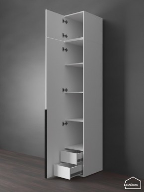 Шкаф с антресолью Linnea MHR-1A-4 2450х400х510 (Белый-М 11.1.1) в Новом Уренгое - novyy-urengoy.mebel24.online | фото 5