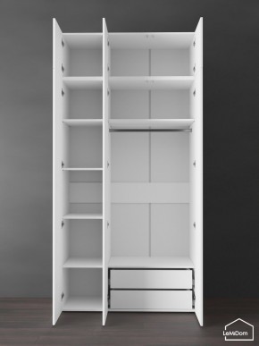 Шкаф с антресолью Linnea MHR-3POA-2 2450х1200х510 (Белый-М 11.1.2) в Новом Уренгое - novyy-urengoy.mebel24.online | фото 6