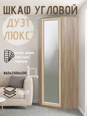 Шкаф угловой Дуэт Люкс с зеркалом в Новом Уренгое - novyy-urengoy.mebel24.online | фото 3
