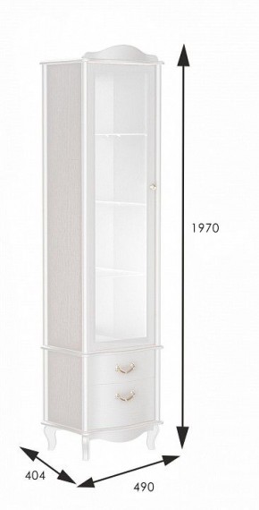 Шкаф-витрина Джульетта в Новом Уренгое - novyy-urengoy.mebel24.online | фото 3