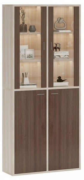 Шкаф-витрина Домино СУ(ш2в2)+2ФС+2ФГ в Новом Уренгое - novyy-urengoy.mebel24.online | фото 2
