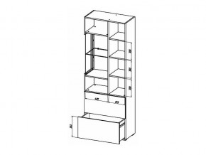 Шкаф-витрина Куба 1714 в Новом Уренгое - novyy-urengoy.mebel24.online | фото 4