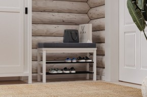 Скамья 85х50 Кантри для обуви белая в Новом Уренгое - novyy-urengoy.mebel24.online | фото 4
