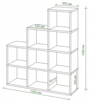 Стеллаж Бартоло СЛД 4 в Новом Уренгое - novyy-urengoy.mebel24.online | фото 2