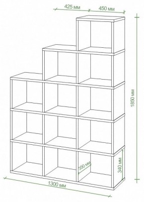 Стеллаж Бартоло СЛД 5 в Новом Уренгое - novyy-urengoy.mebel24.online | фото 3