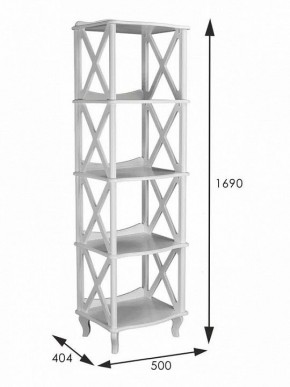 Стеллаж Джульетта 4 в Новом Уренгое - novyy-urengoy.mebel24.online | фото