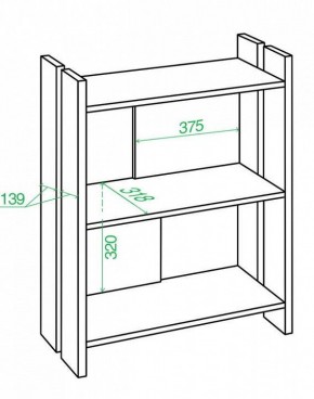 Стеллаж Домино Лайт СТЛ-ОН в Новом Уренгое - novyy-urengoy.mebel24.online | фото 2