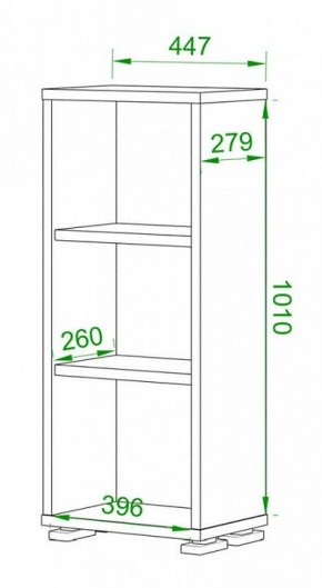 Стеллаж Домино нельсон ПУ-10-1 в Новом Уренгое - novyy-urengoy.mebel24.online | фото 2
