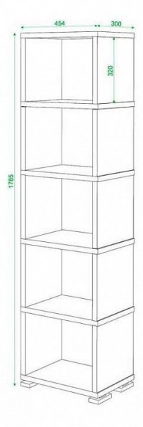 Стеллаж Домино СБ-15/5 в Новом Уренгое - novyy-urengoy.mebel24.online | фото 2