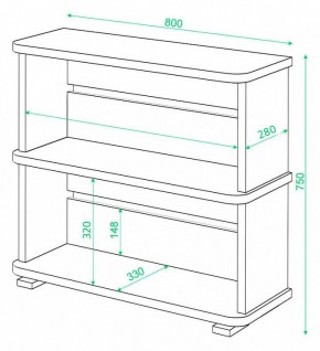 Стеллаж Домино СБ-25/2 в Новом Уренгое - novyy-urengoy.mebel24.online | фото 3