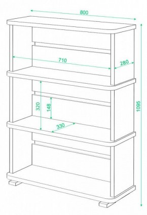 Стеллаж Домино СБ-25/3 в Новом Уренгое - novyy-urengoy.mebel24.online | фото 3