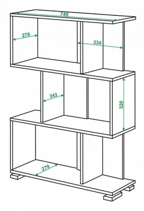 Стеллаж Домино СЛ-5-3 в Новом Уренгое - novyy-urengoy.mebel24.online | фото 2