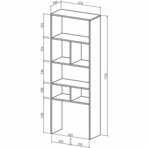 Стеллаж Феликс-4 в Новом Уренгое - novyy-urengoy.mebel24.online | фото 2