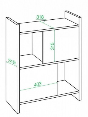 Стеллаж комбинированный Домино Лайт СТЛ-3Н в Новом Уренгое - novyy-urengoy.mebel24.online | фото 2