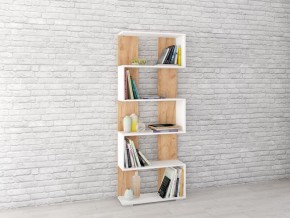 Стеллаж Ромео-1 Дуб крафт золотой/Белый в Новом Уренгое - novyy-urengoy.mebel24.online | фото