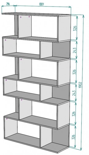 Стеллаж S10 в Новом Уренгое - novyy-urengoy.mebel24.online | фото 2