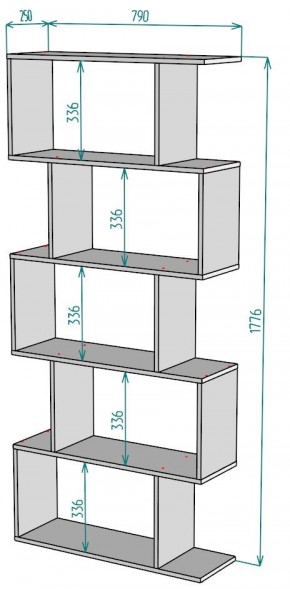 Стеллаж S50 в Новом Уренгое - novyy-urengoy.mebel24.online | фото 2