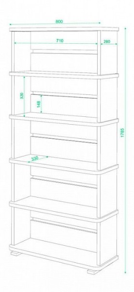 Стеллаж СБ-25/5 в Новом Уренгое - novyy-urengoy.mebel24.online | фото 2