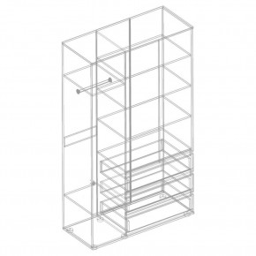 СТИЛ Шкаф 3-ств с 3 ящиками в Новом Уренгое - novyy-urengoy.mebel24.online | фото 2