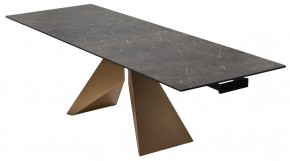 Стол ALES 180 BLACK GRAVE SOLID CERAMIC, керамика / бронзовый, ®DISAUR в Новом Уренгое - novyy-urengoy.mebel24.online | фото 7