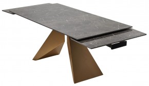 Стол ALES 180 BLACK GRAVE SOLID CERAMIC, керамика / бронзовый, ®DISAUR в Новом Уренгое - novyy-urengoy.mebel24.online | фото 9