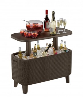Стол Беви Бар (Bevy Bar Large Cool Bar), коричневый в Новом Уренгое - novyy-urengoy.mebel24.online | фото 3