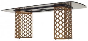 Стол CHIAVARI 220 KL-188 Контрастный мрамор матовый, итальянская керамика / Шампань, ®DISAUR в Новом Уренгое - novyy-urengoy.mebel24.online | фото 5