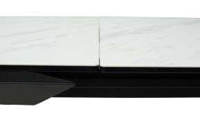 Стол CREMONA 160 KL-99 Белый мрамор матовый, итальянская керамика / черный каркас, ®DISAUR в Новом Уренгое - novyy-urengoy.mebel24.online | фото 4