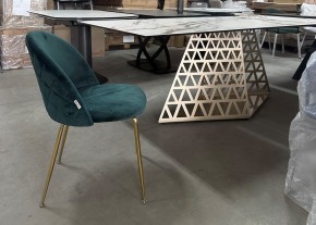 Стол ENNA 220 KL-188 Контрастный мрамор матовый, итальянская керамика/ каркас цвета шампань, ®DISAUR в Новом Уренгое - novyy-urengoy.mebel24.online | фото 7