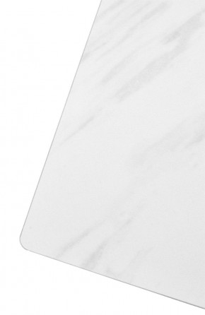Стол FONDI 180 MARBLES KL-99 Белый мрамор матовый, итальянская керамика/ черный каркас, ®DISAUR в Новом Уренгое - novyy-urengoy.mebel24.online | фото 6